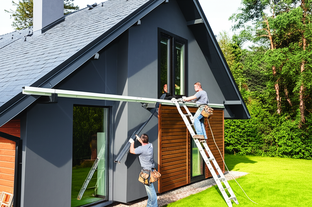Copper Gutter Installation